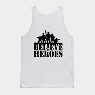 'Believe In Heroes' Military Public Service Shirt Tank Top